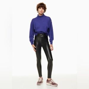Aritzia Wilfred Free Faux Leather Charm Pants